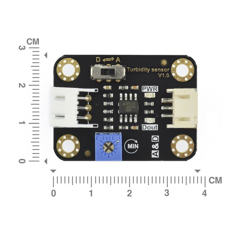 DFROBOT Gravity: Analog Turbidity Sensor for Arduino / ESP32 / STM32 / Raspberry Pi (ADC Required) | Water Quality Monitor | <500ms Response Time & 0-4000NTU Range - Image 3