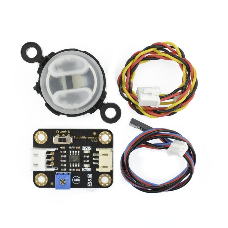 DFROBOT Gravity: Analog Turbidity Sensor for Arduino / ESP32 / STM32 / Raspberry Pi (ADC Required) | Water Quality Monitor | <500ms Response Time & 0-4000NTU Range - Image 1