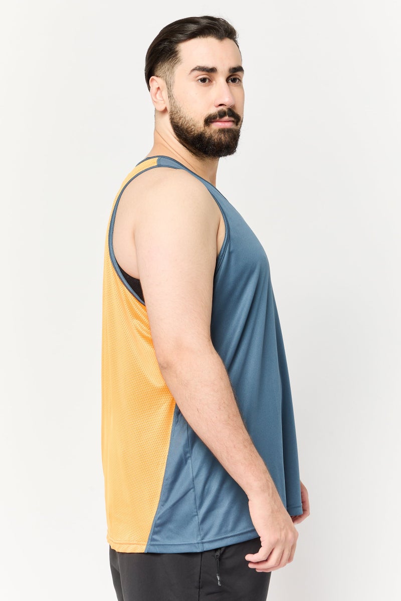 Reebok Men Sportswear Fit Sleeveless Training T-shirt, Multicolor  - Image 3
