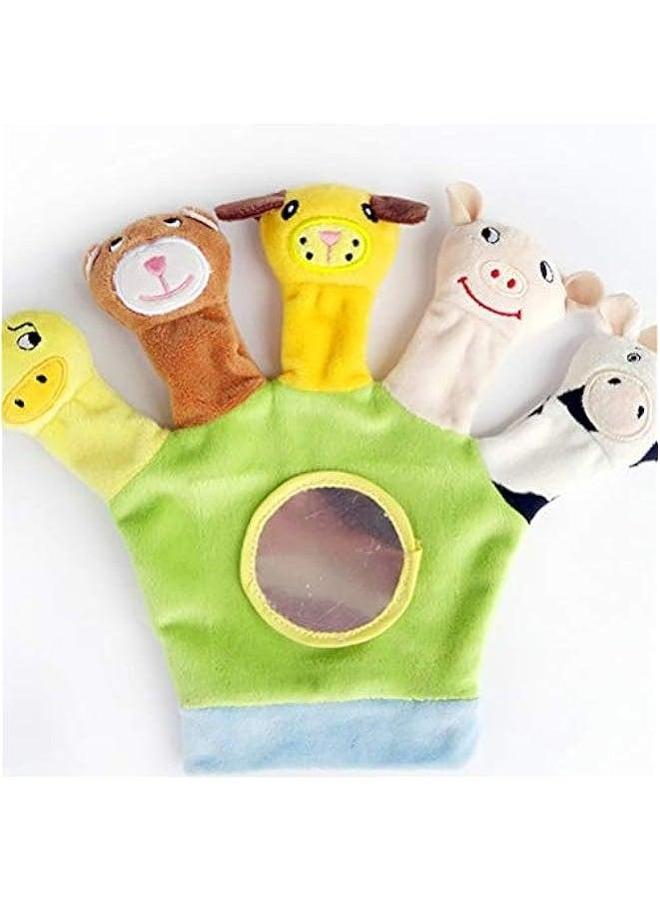 2Pcs Soft Finger Toy Puppets Flannelette Kids Gloves Animal Doll Hand Puppet Birthday Party Favor Gift for Baby Toddler Infant  - Image 2