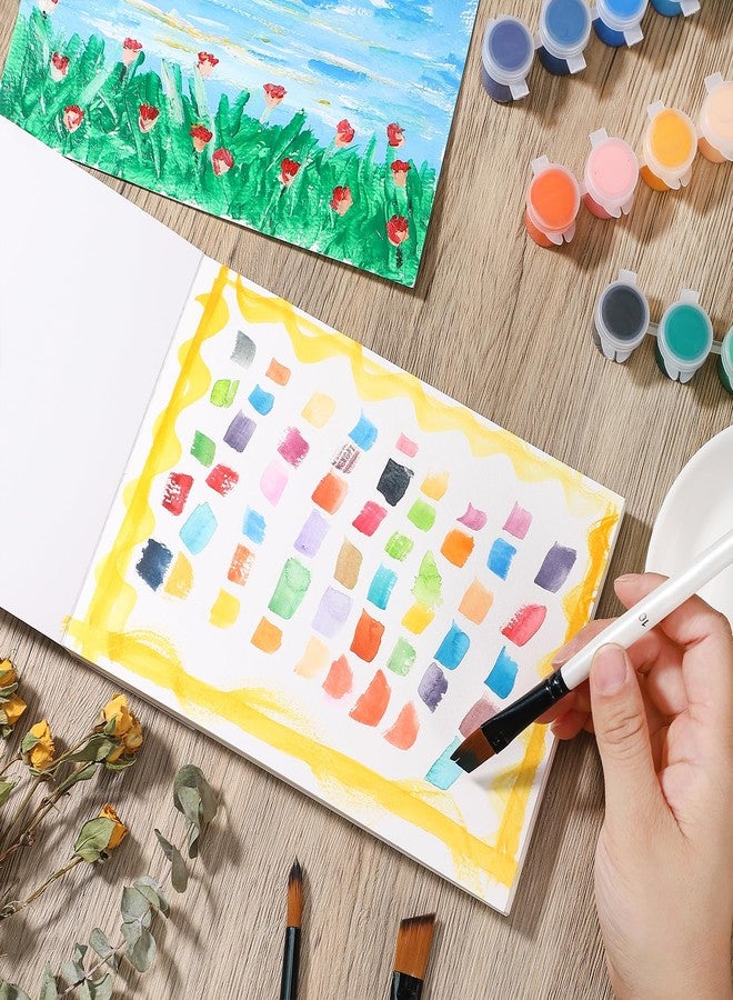 Prudiut 30 Sheets Watercolor Paper Pad, A5 (8.3 x 5.8) Hot Press Watercolor Paper, 140 lb/300 GSM Tearable Water Color Pad Watercolor Sketchbook for Art Painting, Drawing, Mixed Media - Image 5