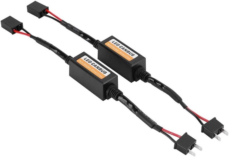 LED Decoder,LED Headlight Decoder,2Pcs LED Canbus Headlight Decoder Device Anti Flicker Resistors Error Canceller for H7 H7 Led Canbus Adapter canbus decoder oxilam car highlights led cancelers h7 - Image 1
