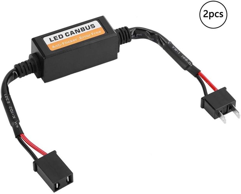 LED Decoder,LED Headlight Decoder,2Pcs LED Canbus Headlight Decoder Device Anti Flicker Resistors Error Canceller for H7 H7 Led Canbus Adapter canbus decoder oxilam car highlights led cancelers h7 - Image 4