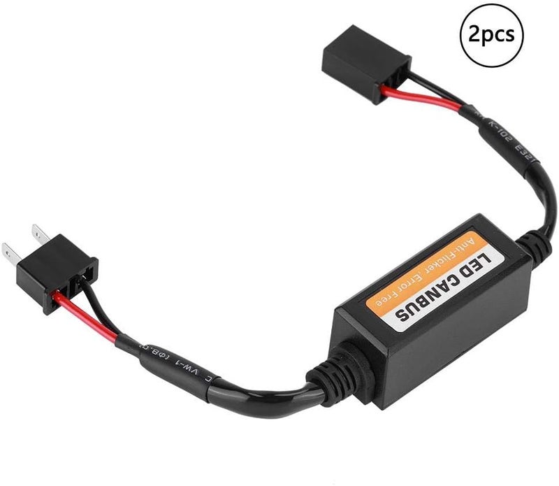 LED Decoder,LED Headlight Decoder,2Pcs LED Canbus Headlight Decoder Device Anti Flicker Resistors Error Canceller for H7 H7 Led Canbus Adapter canbus decoder oxilam car highlights led cancelers h7 - Image 5