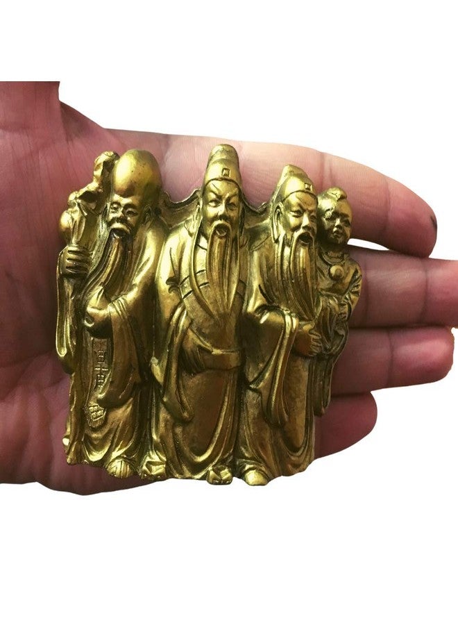 GJ Fuk LUK Sau Feng Shui for Wealth and Happiness - Brass - Image 4