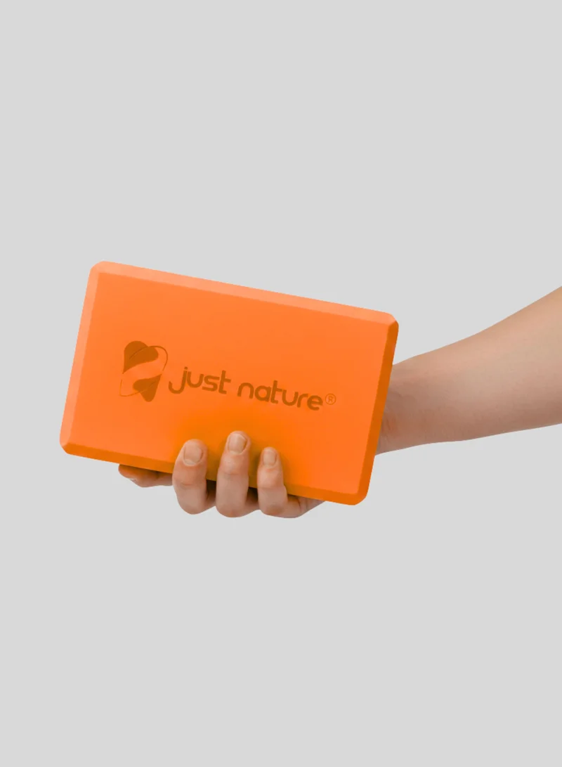 Just Nature Orange Orange Yoga Block  | Best Price UAE