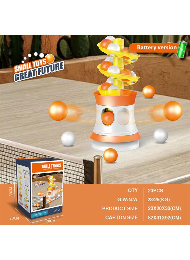 Bluejw Electric Table Tennis Trainer 3-5 Years Old Remote Control Table Tennis Ball Machine Toy - Image 1