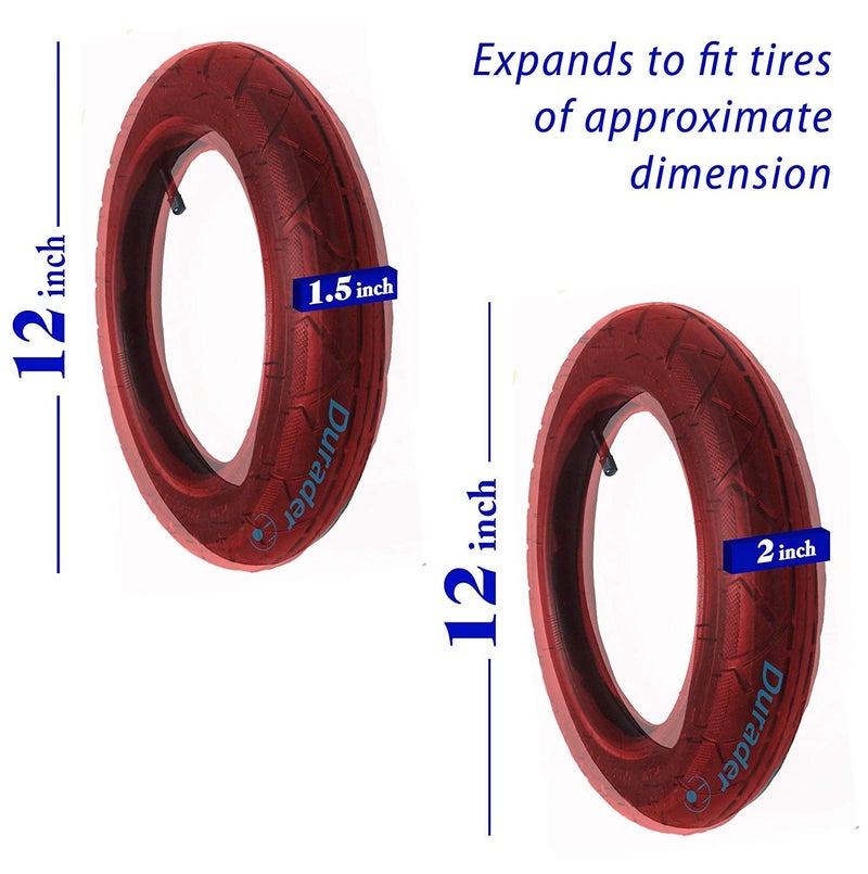 Ponini Replacement Parts/Accessories to fit JOOVY Strollers and Car Seats Products for Babies, Toddlers, and Children … (1x 12" Inner Tube) - Image 2