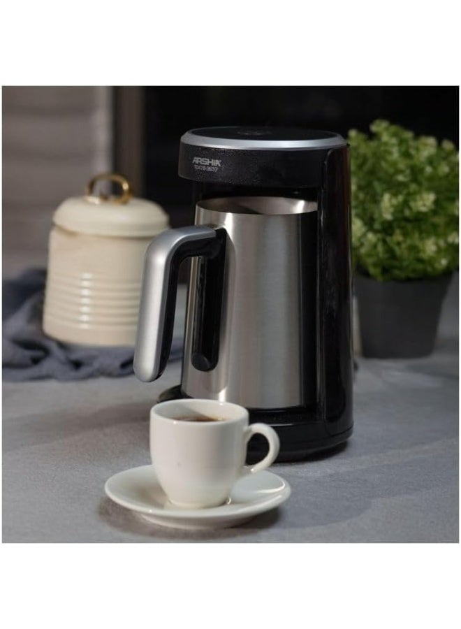 آرشيا ماكينة تحضير القهوة التركية من ارشيا 3 اكواب 480 واط لون اسود TC478-3637 - Image 2