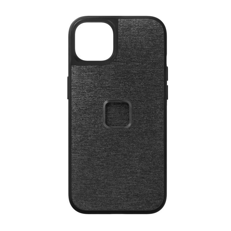Peak Design Mobile Everyday Phone Case for iPhone 14 Charcoal Slim Profile 6 ft Drop Protection Weatherproof Fabric Shell SlimLink Connects to Mobile Mounts Gear - Image 2