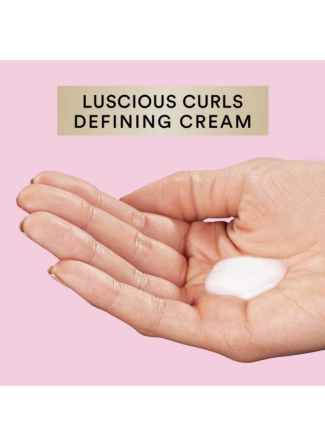 سواف كريم تصفيف الشعر Suave Pink Luscious Curls، كريم لتجعيدات الشعر الرائعة، كريم لتحديد تجعيدات الشعر مع مركب من الأحماض الأمينية، 4.75 أونصة  - Image 3