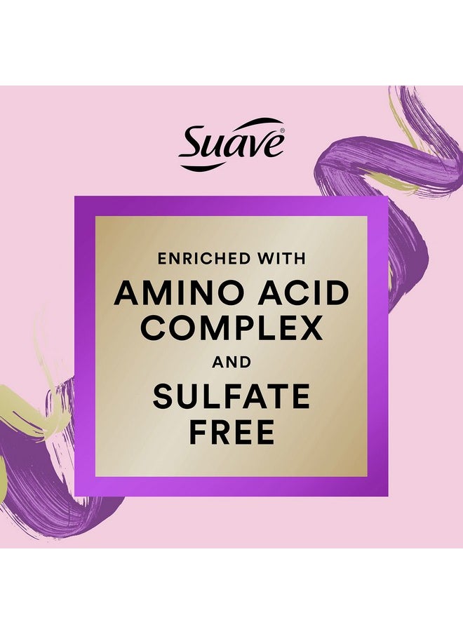 سواف كريم تصفيف الشعر Suave Pink Luscious Curls، كريم لتجعيدات الشعر الرائعة، كريم لتحديد تجعيدات الشعر مع مركب من الأحماض الأمينية، 4.75 أونصة  - Image 4