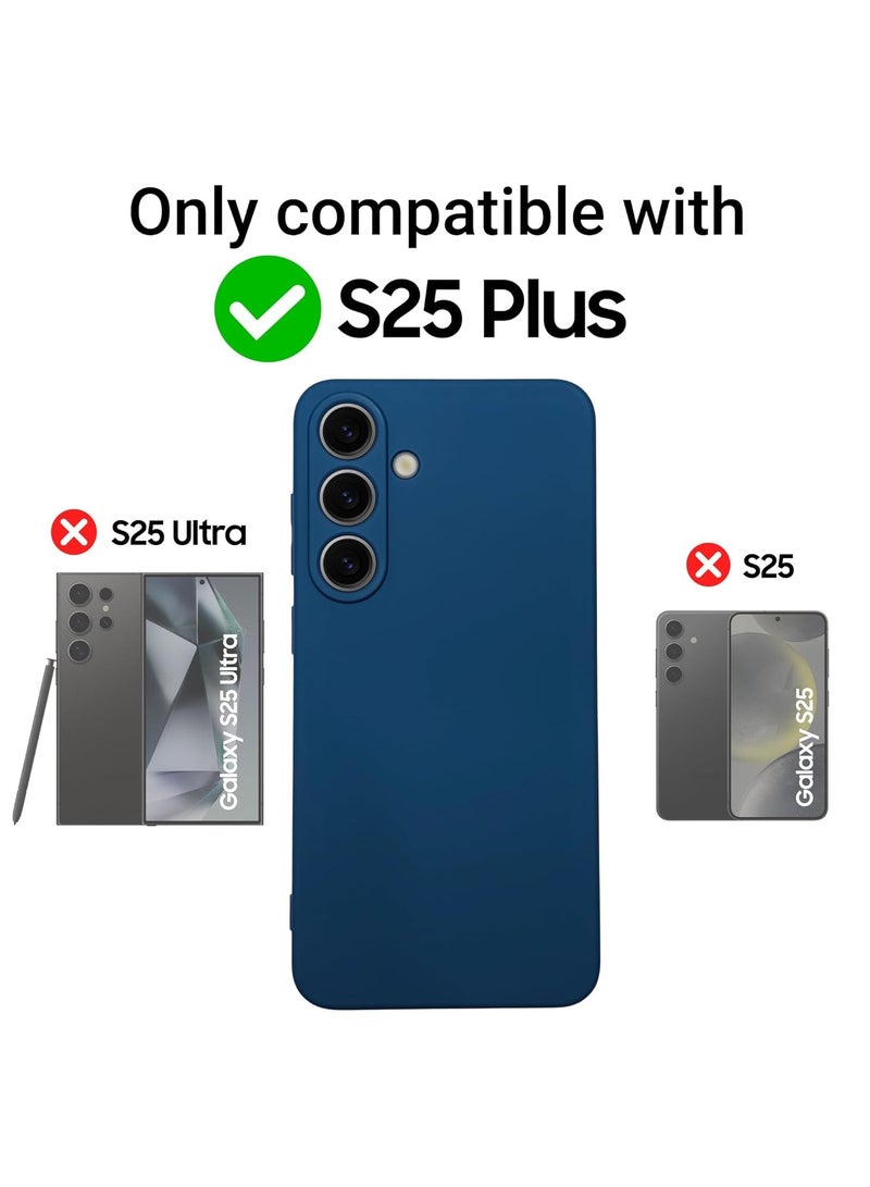 Samsung Galaxy S25 Plus Case Cover liquid Silicone Scratch Resistant Anti-Fingerprints Case Full-Body Protective Cover for Samsung Galaxy S25 Plus 6.7-inch - Image 2