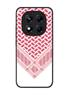 Stylizedd For Xiaomi Redmi Note 14 Pro 5G / X7 5G Case,Slim fit Camera Protection, Shockproof Thin Phone cover  - Victory Shemag (Red)  - Image 1