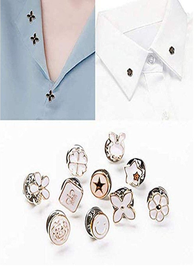 Asekonc 40 Style Cute Enamel Lapel Pin Set,Mini Brooch Pin Badges Cover Up Buttons for Women Shirts,Dresses,Cardigan Collar Safety Pins,Junk Charms Accessories Supplies DIY Crafts - Image 2