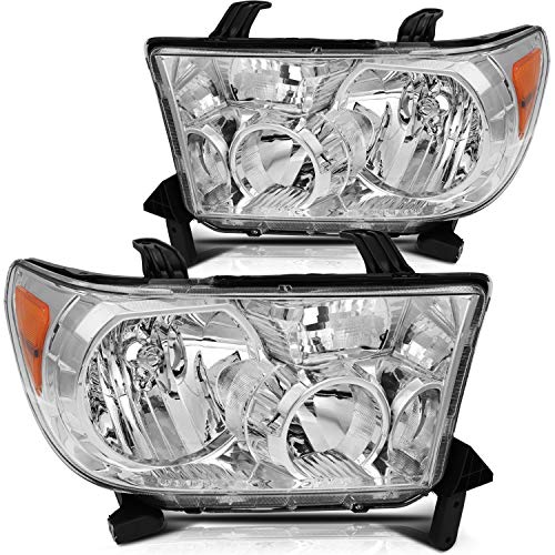 ECCPP Headlight Assembly For Toyota Sequoia 2008-2017 For Toyota Tundra 2007-2013 Driver and Passenger Side Headlamps - Image 1