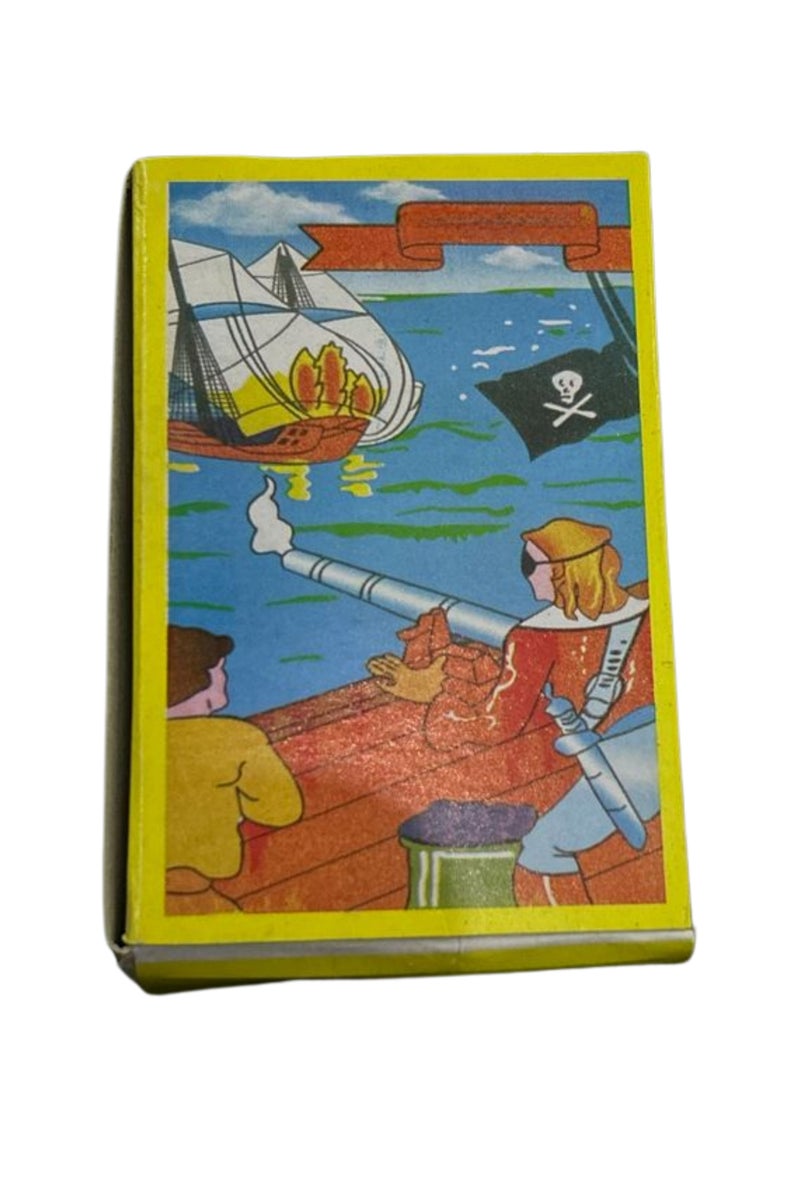 Pirate/Sea-themed children's puzzle and picture box.