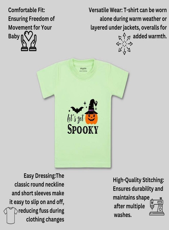 ARVESA My First Halloween TS-1142 Halloween Baby Tshirt for Kids Boys & Girls Half Sleeves Round Neck Clothes Tshirt for Kids Boys 1 Months to 6 Years Dress - Image 3