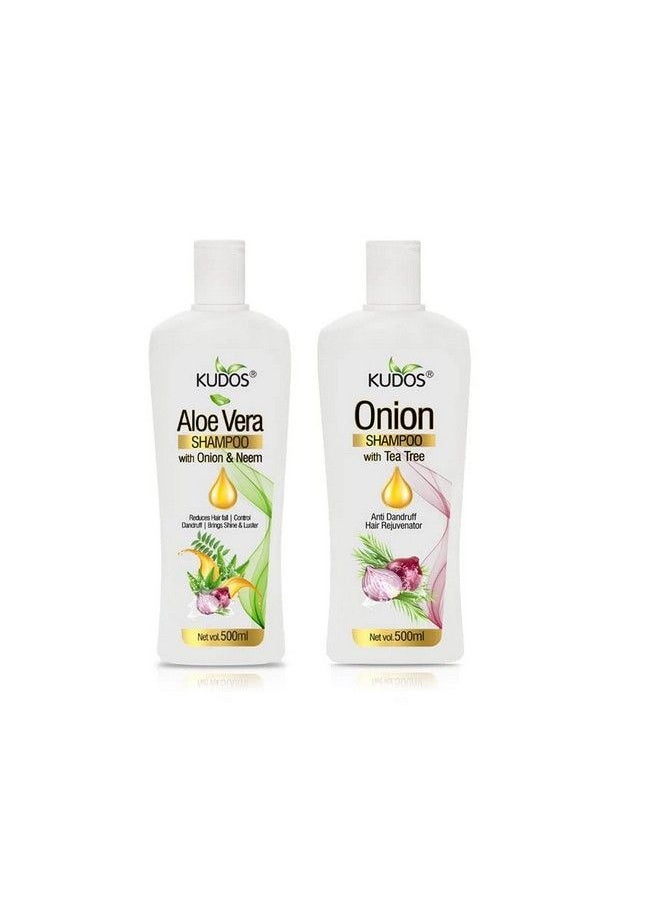 Kudos - Aloe Vera Shampoo And Onion Shampoo 500Ml (Pack Of 2) - Image 1