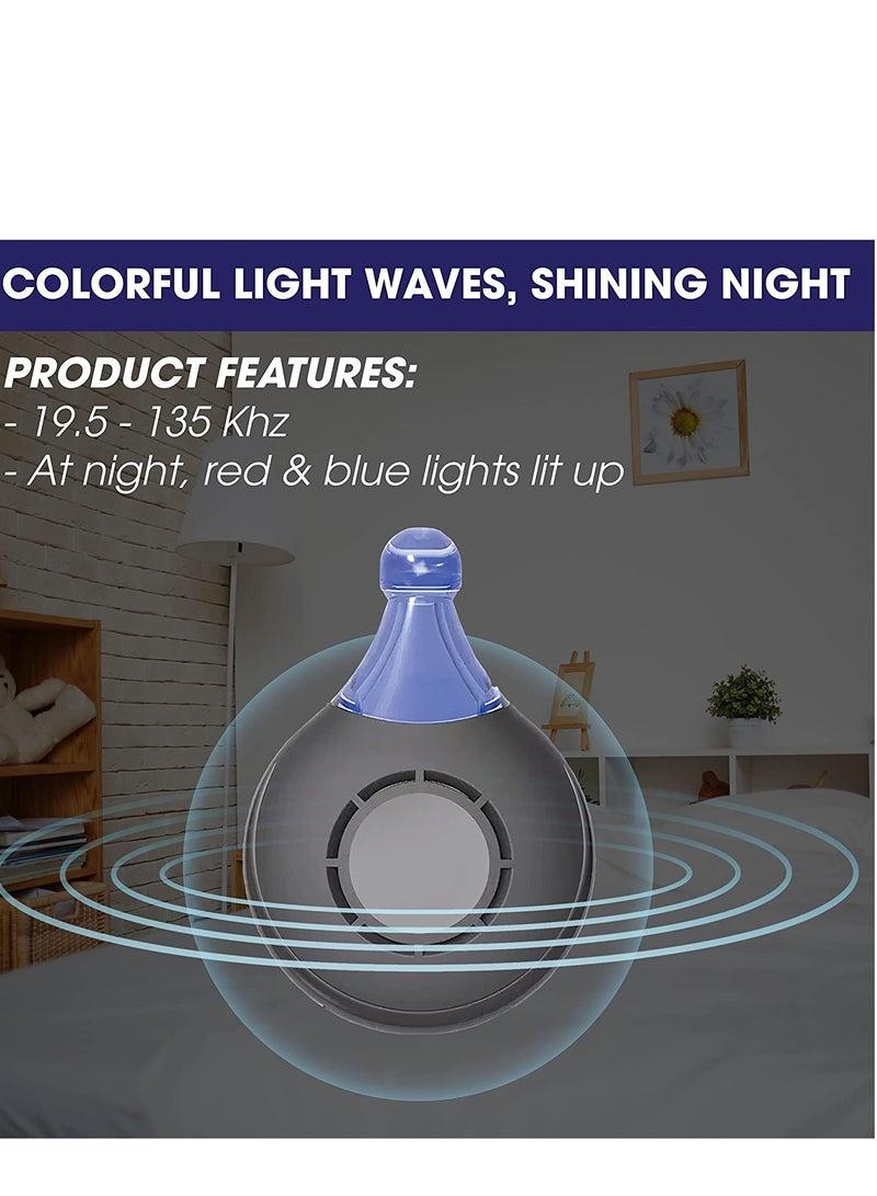 Chemical-Free Ultrasonic Pet Insect Repellent, Portable Flea and Tick Control for Dogs and Cats, Effective Against Mice, Spiders, Roaches, and Mosquitoes - Image 2