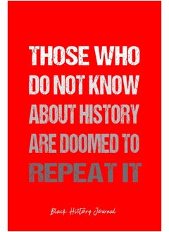 Black History Journal: Dot Grid Journal - Doomed Repeat Black History Gift Melanin Political Journal- Red Dotted Diary, Planner, Gratitude, Writing, Travel, Goal, Bullet Notebook - 6x9 120 pages  - Image 2
