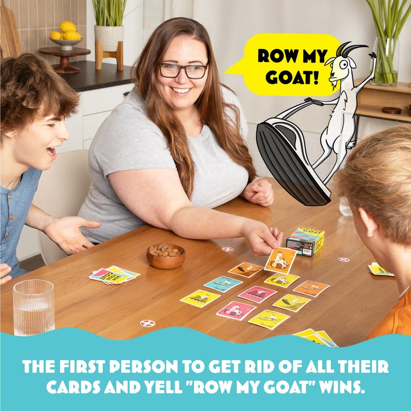 Exploding Kittens Presents: Row Your Goat - A Rapid Fire Tic Tac Toe Game- 2-6 Players - Ages 7+ - Family Game - Party Game for Family Game Night - Image 5
