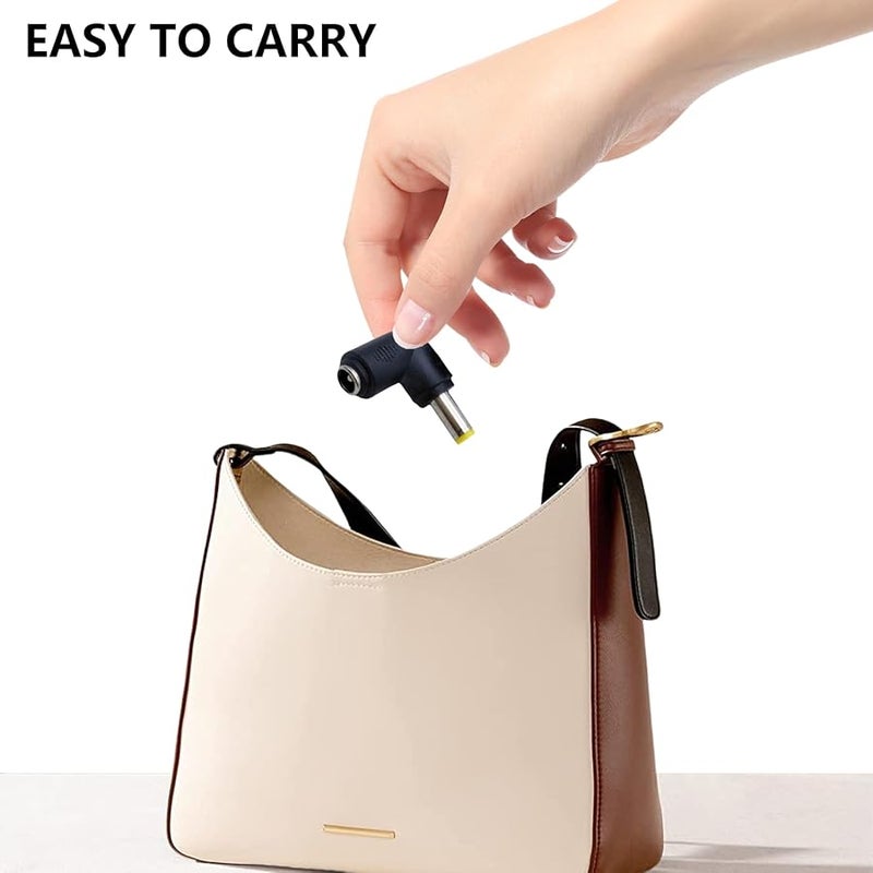 5 5x2 5mm 90 Degree Power Adapter Female To Male Charging Converter For Laptops - Image 4