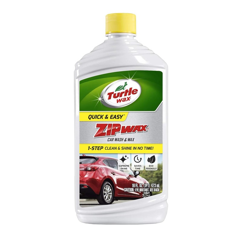 TurtleWax Turtle Wax Zip Wax Car Wash and Wax 473 Ml | Shampoo | Dirt and Grime Remover - Image 1