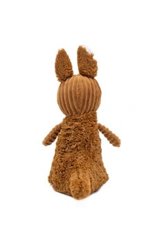 Les Deglingos Allezou Kangaroo Mom & Baby Plush Toy - Brown Sugar, Soft Corduroy, Eco-Friendly, Perfect for Babies & Toddlers  - Image 2