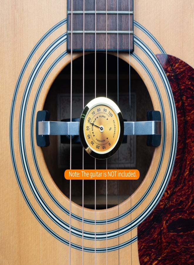 Guitto GHD-03 Universal Guitar Humidifier Pointer Dial Portable Soundhole Hygrometer Clip Type Humidity Control System Folk Classical Acoustic Guitars Maintenance Tool Gift - Image 4