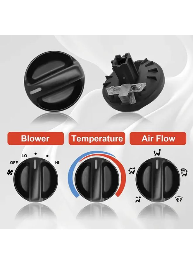 1pc AC Heater Blower Fan Control Knob Compatible With Toyota Tundra 2000 2001 2002 2003 2004 2005 2006 Climate Control Knob 55905 0C010 - Image 2