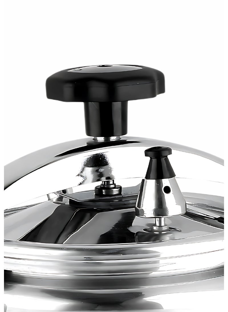 Bisbell 7L Aluminium Alloy Pressure Cooker With Multi-Safety Device, Three-Ply Compacting Welding Base, Heat Resistant Bakelite Handles, Premium 3030 Aluminium - Image 5
