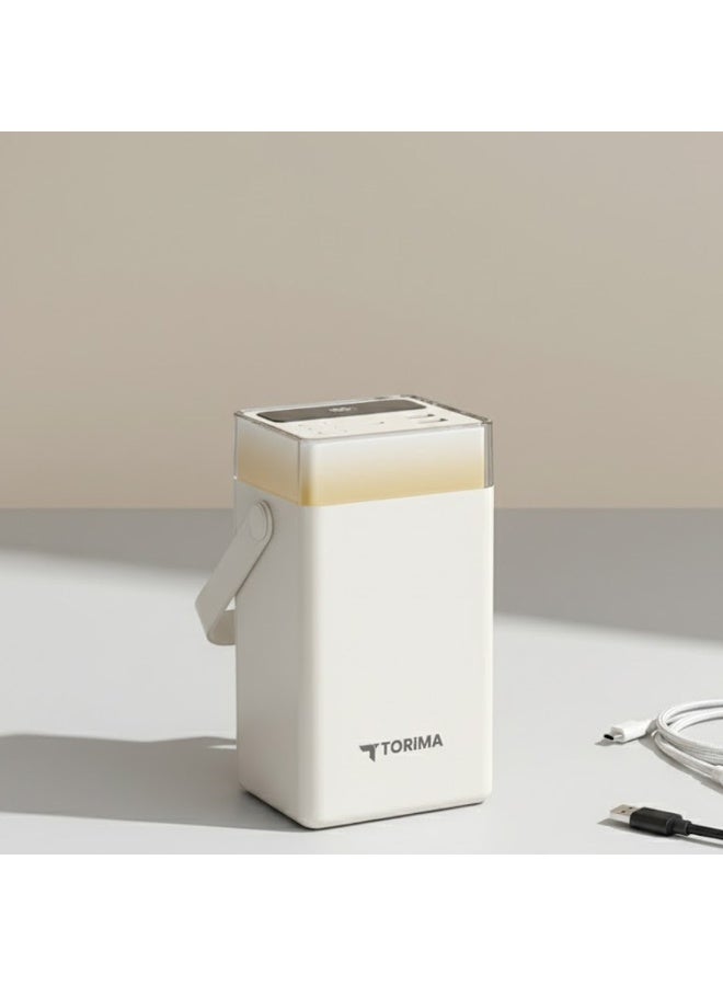 Torima بنك طاقة توريما TRM-1061 بسعة 60000 مللي أمبير - سعة فائقة، شحن سريع، محمول، أبيض - Image 2