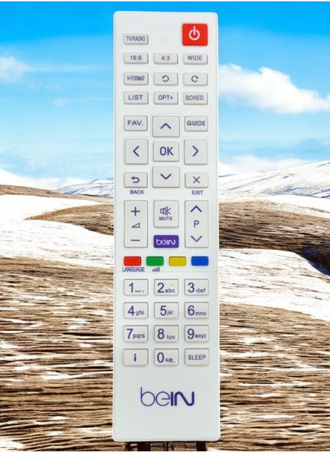 Universal Remote Control for TV and Satellite Receivers with Multilingual Support