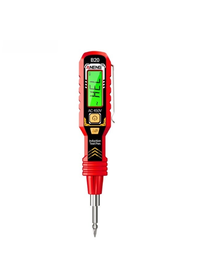 ANENG B20 Dual-Head Screwdriver with Smart Recognition, 11V~450V AC Voltage Detection, Slotted/Cross Digital Meter Tester  Pen - Image 1