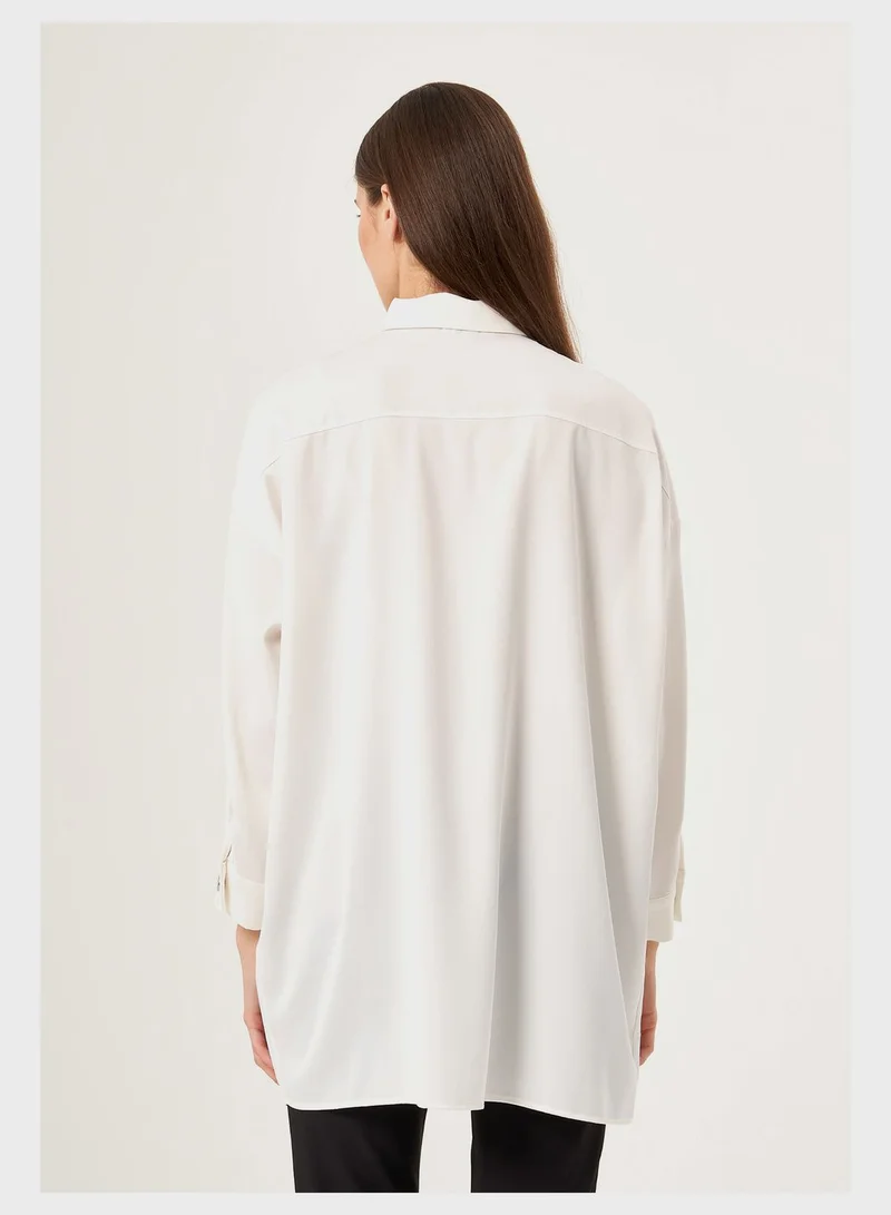 MIZALLE Button Down Shirt