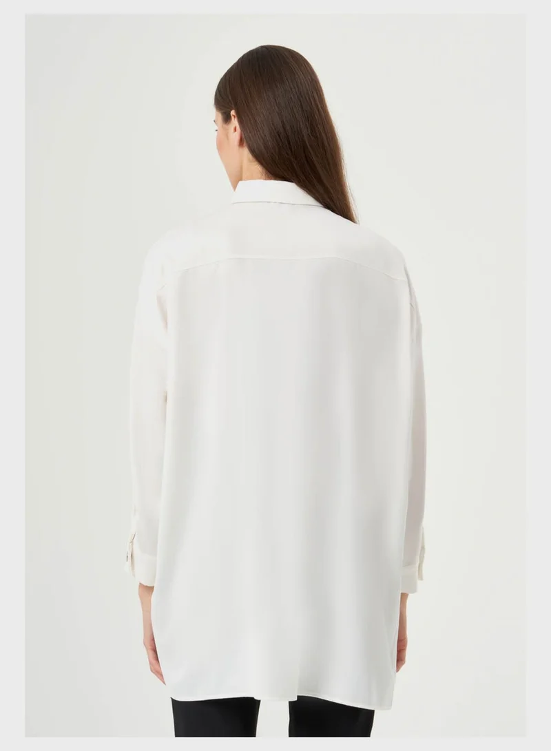 MIZALLE Button Down Shirt