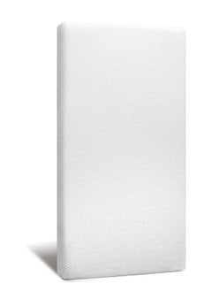 VTERLY Cot Mattresses, 130 x 70cm Crib Mattress with Extra Thick 8 cm Memory Foam & Removable Washable Cover, Breathable, Anti Allergenic and Water Resistant Toddler Bed Mattress  - Image 1