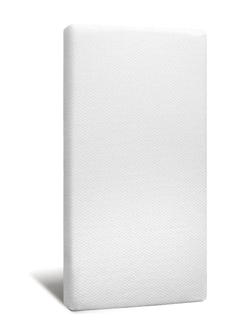 VTERLY Cot Mattresses, 130 x 70cm Crib Mattress with Extra Thick 8 cm Memory Foam & Removable Washable Cover, Breathable, Anti Allergenic and Water Resistant Toddler Bed Mattress  - Image 1