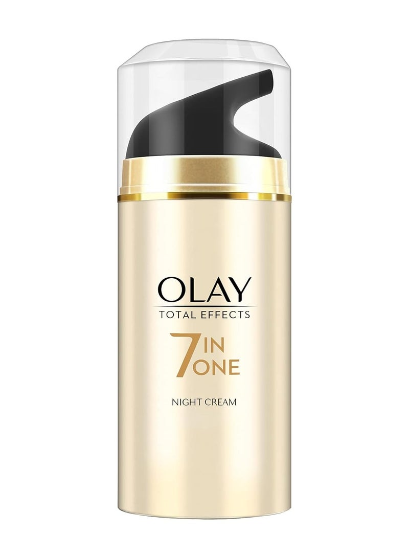 Olay Olay Total Effects Night Firming Facial Moisturizer Treatment 1.7 Fl Oz, Packaging May Vary