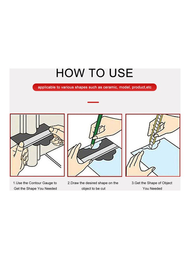 Multifunctional Contour Gauge Red/Black - Image 4