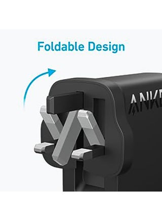 Mac Book Pro 100W USB C Charger, Compact and Foldable Fast Charger for MacBook Series,iPhone,Samsung S26/ S25/S24,iPad Pro,and All USB C Devices,5 ft C to C Cable Included Black - view 4