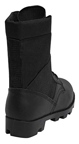 Rothco Speedlace Jungle Boots - 9 Inch - Rugged Tactical Hiking Outdoor Work Boot (Black, US Footwear Size System, Adult, Men, Numeric, Medium, 9) - Image 3