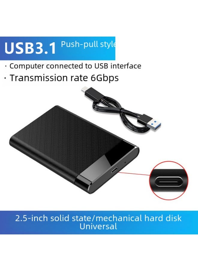 Generic 2.5-inch Mobile Hard Disk Box SATA Mechanical Solid State SSD External Laptop Usb3.0 Cross-border-Color:HD USB3.0  - Image 3