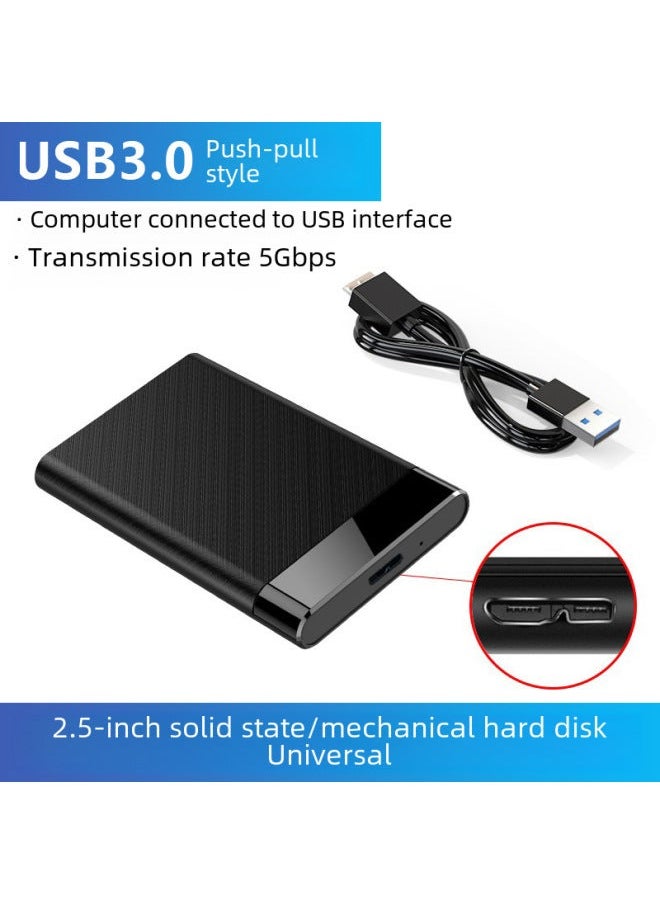 Generic 2.5-inch Mobile Hard Disk Box SATA Mechanical Solid State SSD External Laptop Usb3.0 Cross-border-Color:HD USB3.0  - Image 5
