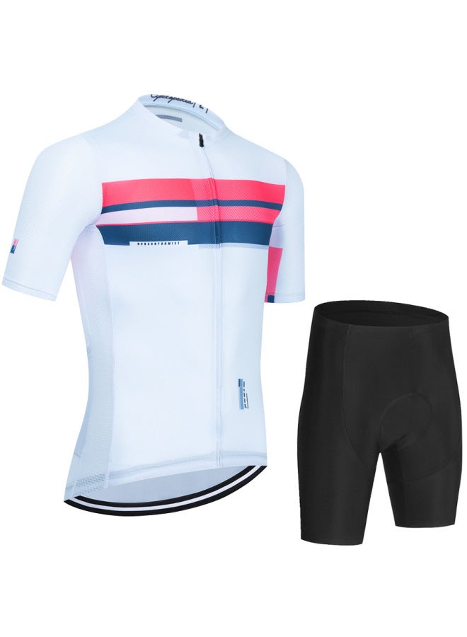 Summer Short-sleeved Cycling Jersey Set, Mountain Bike Sports Cycling Equipment, Oem Processing, One-piece Road Bike