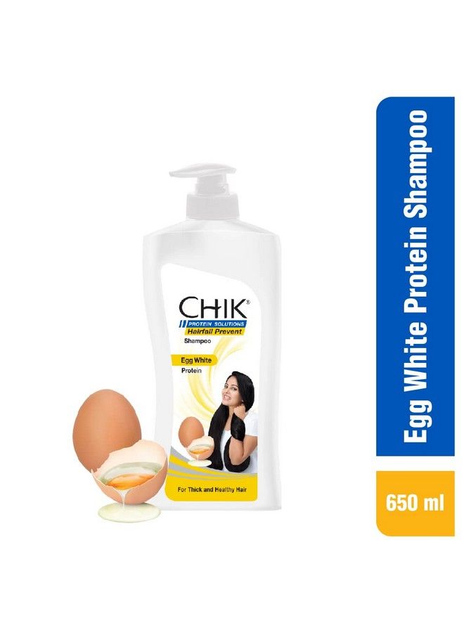 Chik Protein Solution Hairfall Prevent Shampoo With Goodness Of Egg White For Thick And Healthier Hair (650Ml) - Image 3