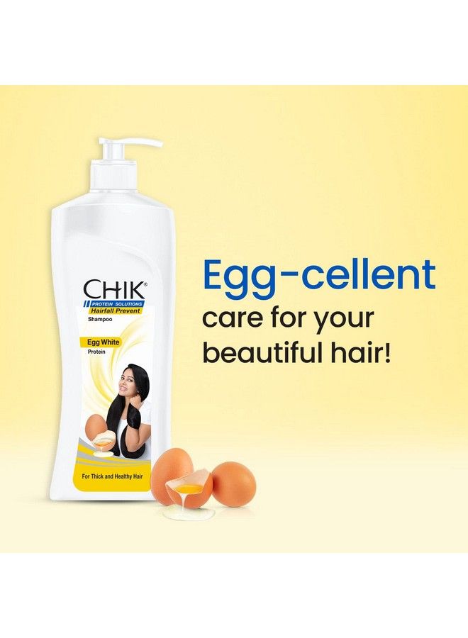 Chik Protein Solution Hairfall Prevent Shampoo With Goodness Of Egg White For Thick And Healthier Hair (650Ml) - Image 4