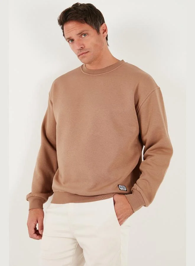 Buratti  Buratti Regular Fit Crew Neck Cotton Furry Soft Raised Sweat Men's SWEAT 5905255 for Men | Best Price UAE