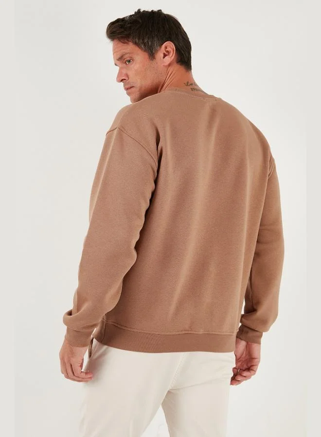 Buratti  Buratti Regular Fit Crew Neck Cotton Furry Soft Raised Sweat Men's SWEAT 5905255 for Men | Best Price UAE